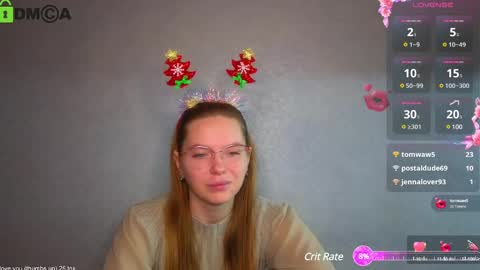 Snapshot of _lysafeta_ chatting on 25, 12, 2024 Welcome guys  Pleasure to see you all here  My name is Lysafeta and MichaelaTip menu is active Private is open  online show from 25, 12, 2024
