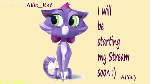 Snapshot of allie__kat chatting on 11, 7, 2026 Allie online show from 11, 7, 2026