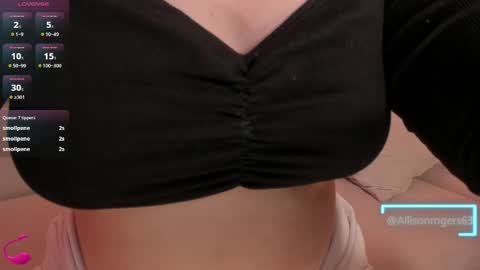 Snapshot of allisonrogersx chatting on 23, 4, 2026 Allison Rogers online show from 23, 4, 2026