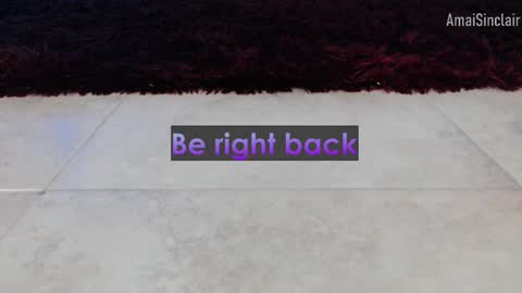 Amai  Sinclair  online show from 14, 9, 2025