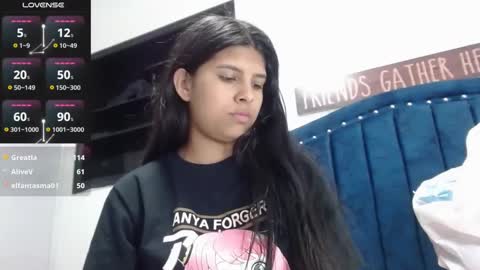 Andreina  online show from 11, 1, 2025