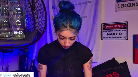 Snapshot of ariavossx chatting on 6, 5, 2026 Aria online show from 6, 5, 2026
