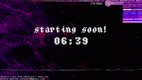 Aurora  Aura online show from 27, 1, 2025