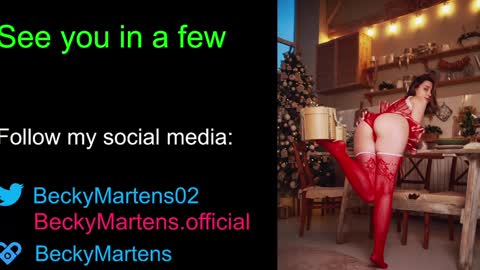 BeckyMartens come join me on    while im offline here  online show from 12, 1, 2025