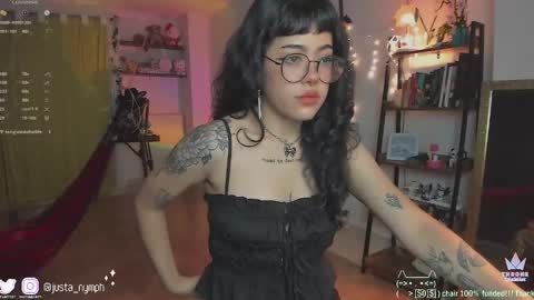Snapshot of blushing_nymph chatting on 3, 2, 2025 Im Nym Justa nymph on twitter and IG online show from 3, 2, 2025