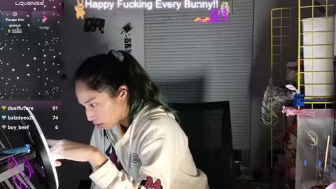 Tokki  bunny  online show from 14, 12, 2024