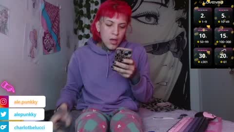 Snapshot of charlotbelucci_ chatting on 4, 7, 2026 Ale punky online show from 4, 7, 2026