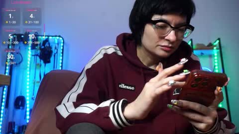 Snapshot of cyberxgoddess_ chatting on 14, 10, 2025 Lily Goddess online show from 14, 10, 2025