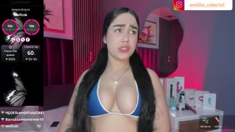 Snapshot of emily_roberts1 chatting on 26, 1, 2025 Emily  online show from 26, 1, 2025