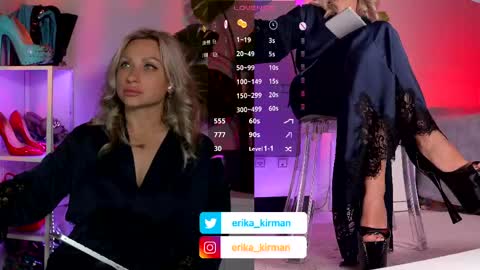 Snapshot of erika_kirman chatting on 11, 5, 2026 Erika online show from 11, 5, 2026