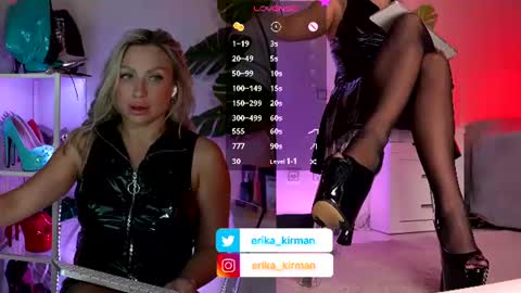 Snapshot of erika_kirman chatting on 11, 6, 2026 Erika online show from 11, 6, 2026