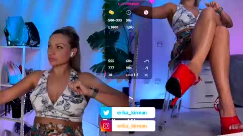 Snapshot of erika_kirman chatting on 8, 7, 2026 Erika online show from 8, 7, 2026