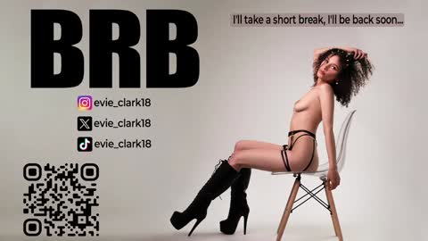 Snapshot of evie_clark_ chatting on 14, 1, 2025 My name is Evie  nice to meet you  really get to know me better private is open  online show from 14, 1, 2025