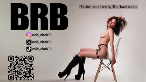 Snapshot of evie_clark_ chatting on 24, 2, 2025 My name is Evie  nice to meet you  really get to know me better private is open  online show from 24, 2, 2025
