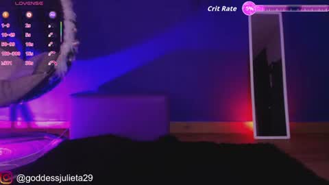 Snapshot of goddessjulieta chatting on 1, 7, 2026 Julieta online show from 1, 7, 2026