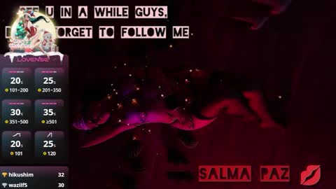 Snapshot of hairyandsexysalma chatting on 21, 12, 2024 SALMA online show from 21, 12, 2024