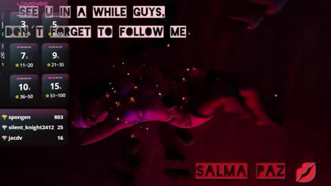 Snapshot of hairyandsexysalma chatting on 27, 12, 2024 SALMA online show from 27, 12, 2024