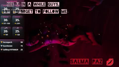 Snapshot of hairyandsexysalma chatting on 27, 1, 2025 SALMA online show from 27, 1, 2025