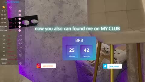 Snapshot of jane_meys chatting on 7, 1, 2025 your kitty JANE roawww online show from 7, 1, 2025
