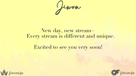 Snapshot of jiwon4u chatting on 11, 10, 2025 Jiwon online show from 11, 10, 2025