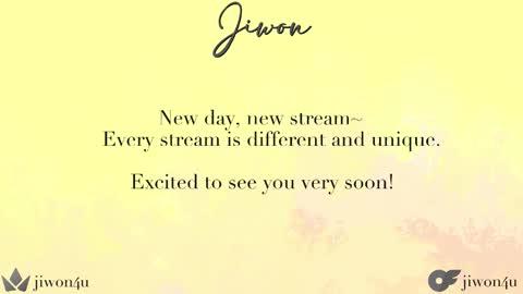 Jiwon online show from 18, 1, 2026