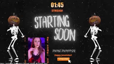 Snapshot of junejuniper chatting on 6, 10, 2025 June Juniper online show from 6, 10, 2025