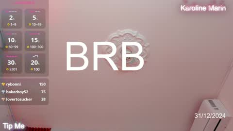 Snapshot of karoline_marin chatting on 31, 12, 2024 Karoline online show from 31, 12, 2024