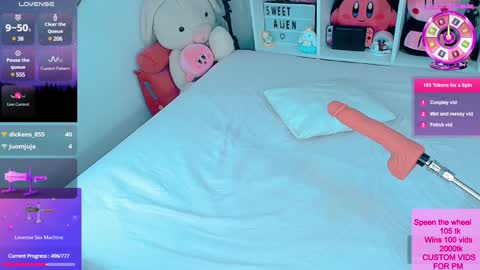 SweetAlienBunny online show from 7, 1, 2025