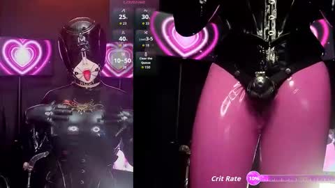 Latex Ruby online show from 23, 9, 2025