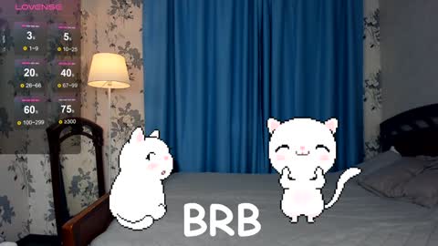 Hey hey our name is Mia  Elfy Lovense is active time to play   PVT IS OPEN  online show from 19, 1, 2025