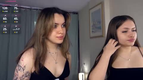 Hey hey our name is Mia  Elfy Lovense is active time to play   PVT IS OPEN  online show from 19, 10, 2025