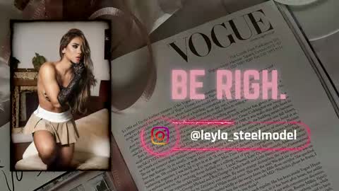 Snapshot of leyla_steel chatting on 9, 5, 2026 INSTA leylasteel model online show from 9, 5, 2026