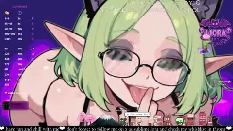Snapshot of liorasublime chatting on 23, 6, 2026 im Liora uwu online show from 23, 6, 2026