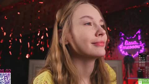 Snapshot of lissa_meooow chatting on 26, 2, 2026 your Liza again. Next stream Dec. 1 at 2 or 3 GMT online show from 26, 2, 2026