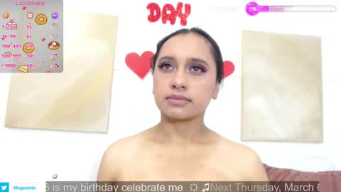 Snapshot of megannrouse_ chatting on 1, 3, 2025 MEGAN online show from 1, 3, 2025