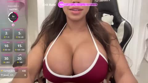 Snapshot of nadia_xamor chatting on 20, 5, 2026 My real name is Angelina. Please say hello I like to chat with you. If you have requests or dirty talk please use tipnotes. online show from 20, 5, 2026