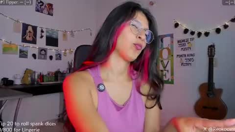 Snapshot of reoko_ chatting on 25, 7, 2026 Reoko online show from 25, 7, 2026