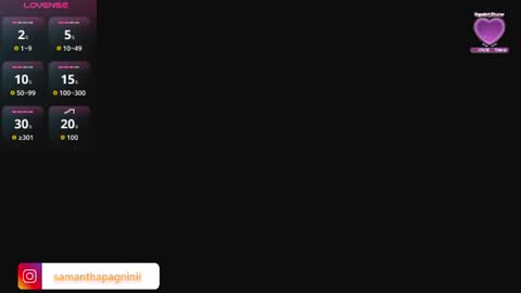 samantha_pagnini online show from 5, 7, 2026