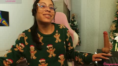 Snapshot of samyonichan chatting on 25, 12, 2024 Special show on 17 december and 23 UwU online show from 25, 12, 2024