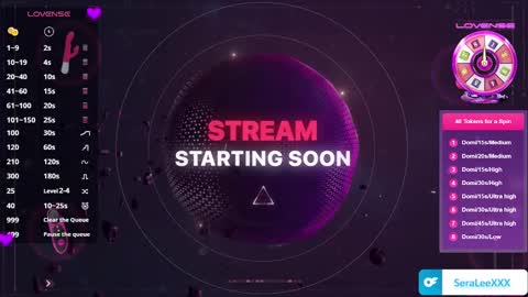 SeraLeeXXX online show from 7, 10, 2025