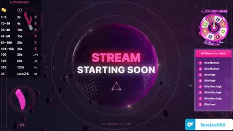 SeraLeeXXX online show from 27, 6, 2026