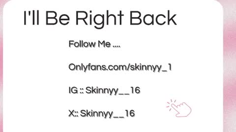 Skinnyy   online show from 15, 6, 2026