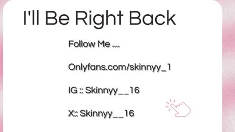 Skinnyy   online show from 13, 7, 2026
