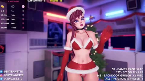 Snapshot of skyeanette chatting on 23, 12, 2024 SkyeAnette online show from 23, 12, 2024