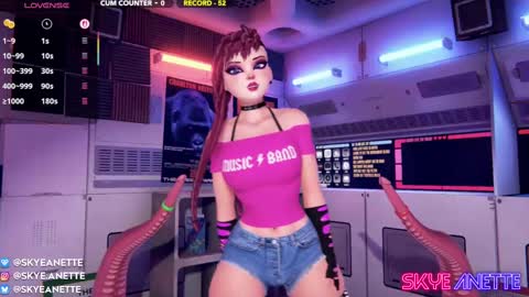 Snapshot of skyeanette chatting on 7, 3, 2025 SkyeAnette online show from 7, 3, 2025