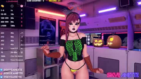 Snapshot of skyeanette chatting on 18, 10, 2025 SkyeAnette online show from 18, 10, 2025