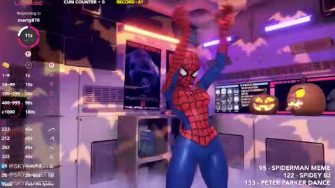 Snapshot of skyeanette chatting on 31, 10, 2025 SkyeAnette online show from 31, 10, 2025