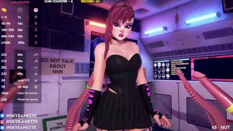 Snapshot of skyeanette chatting on 8, 11, 2025 SkyeAnette online show from 8, 11, 2025