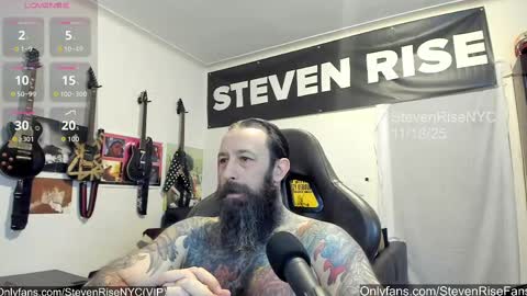 StevenRiseNYC online show from 18, 11, 2025