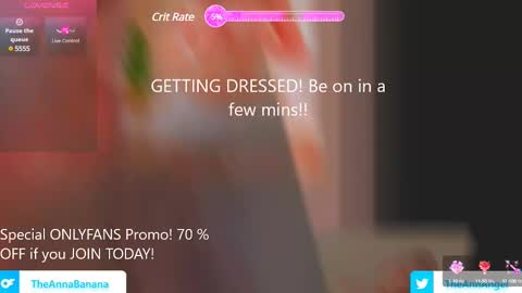 Snapshot of theannabanana chatting on 12, 2, 2025 Anna Banana AKA Ann Angel online show from 12, 2, 2025